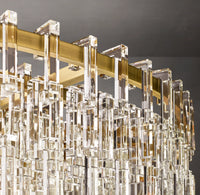 WOMO Cascading Chain Crystal Chandelier - Marignan