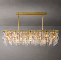 WOMO Chain Crystal Rectangular Chandelier - Marignan