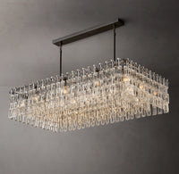 WOMO Chain Crystal Rectangular Chandelier - Marignan