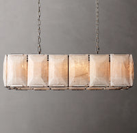 WOMO Alabaster Rectangular Chandelier – Harlow