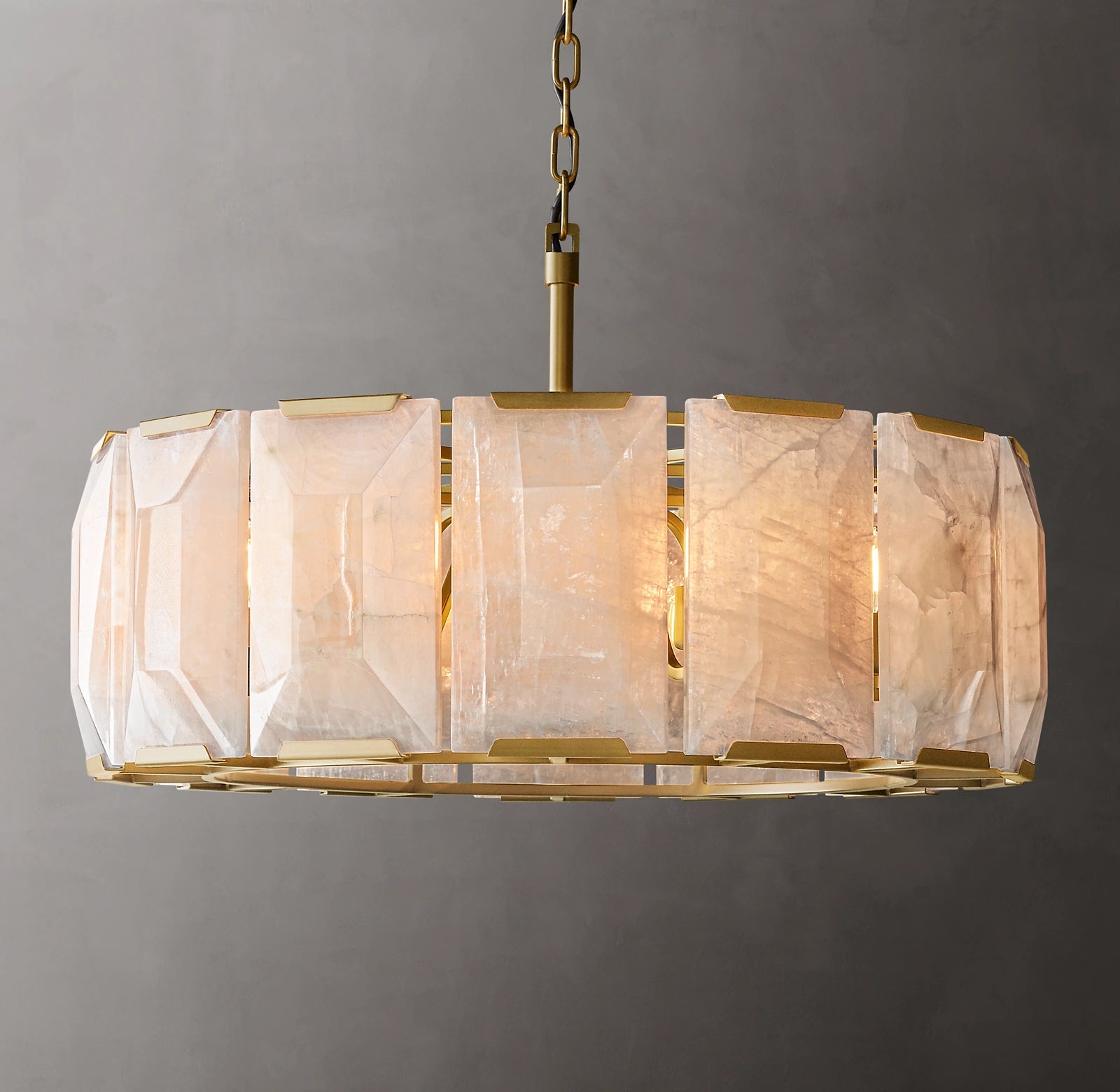 WOMO Alabaster Round Chandelier – Harlow