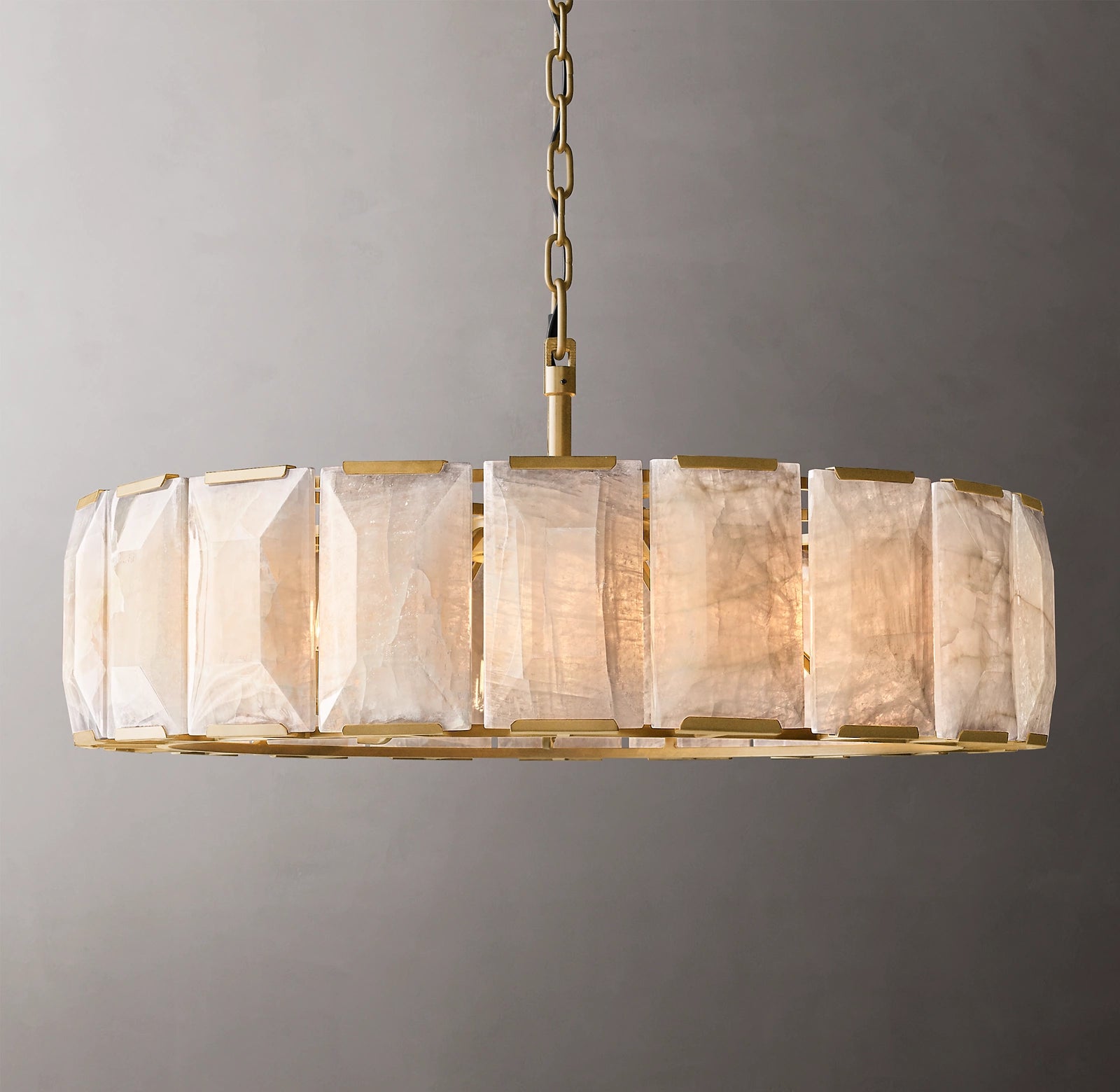 WOMO Alabaster Round Chandelier – Harlow