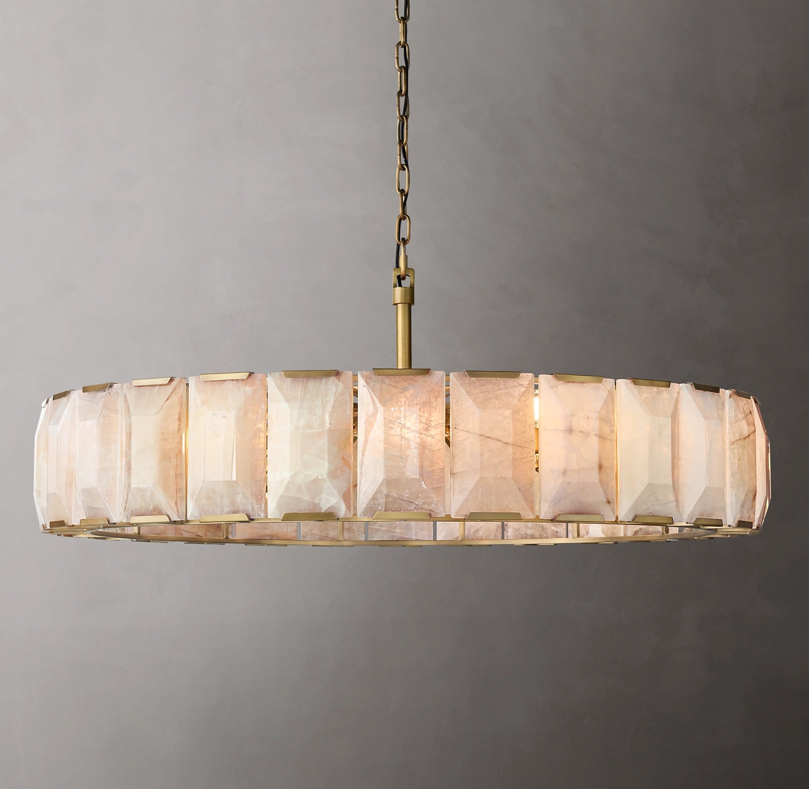 WOMO Alabaster Round Chandelier – Harlow