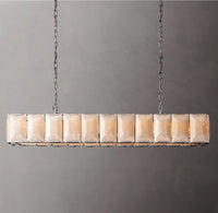 WOMO Alabaster Rectangular Chandelier – Harlow