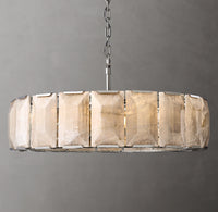 WOMO Alabaster Round Chandelier – Harlow