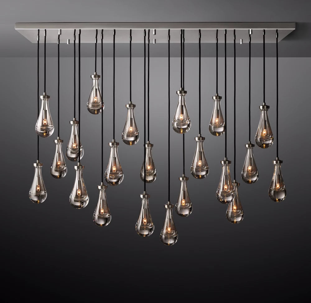 WOMO Raindrop Linear Chandelier – Ava