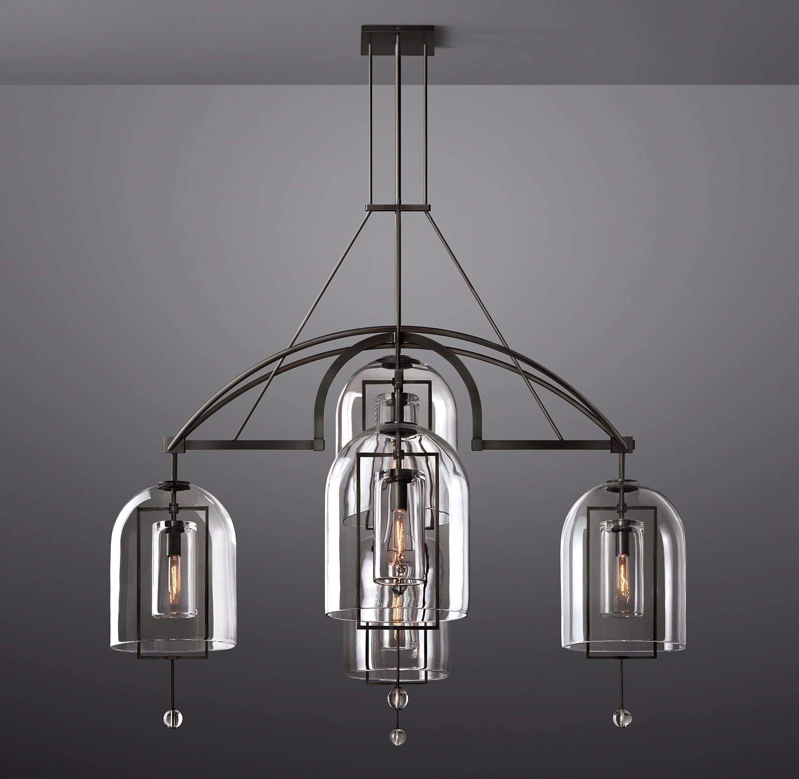 WOMO Bell Glass Chandelier - Fulcrum
