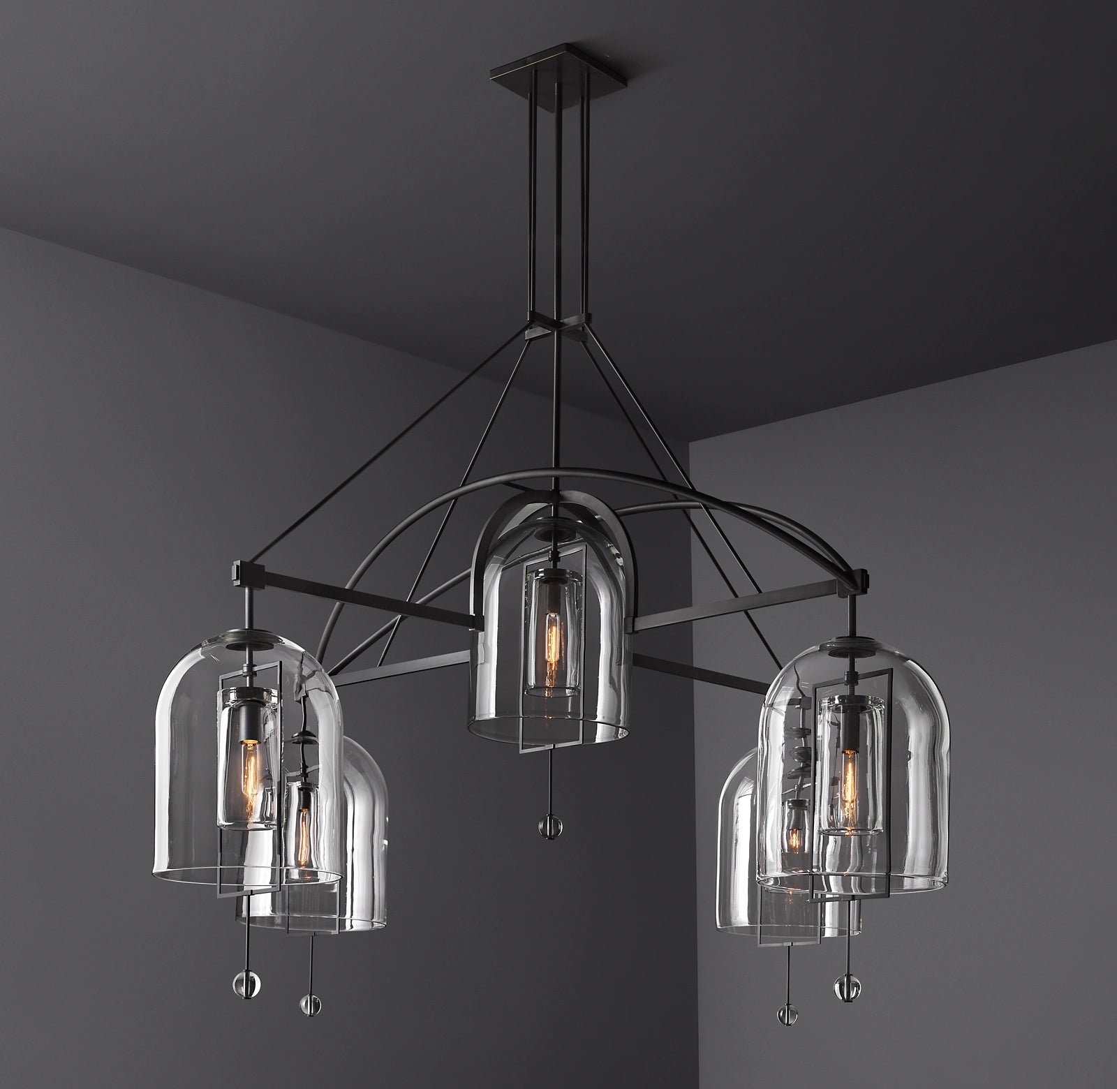 WOMO Bell Glass Chandelier - Fulcrum