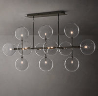 WOMO Linear Sputnik Globe Glass Chandelier - Mobile