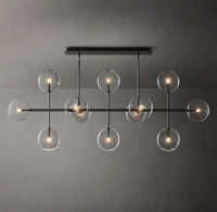 WOMO Linear Sputnik Globe Glass Chandelier - Mobile