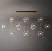 WOMO Linear Sputnik Globe Glass Chandelier - Mobile