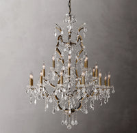 WOMO Candelabra Crystal Chandelier - Rococo