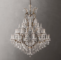 WOMO Candelabra Crystal Chandelier - Rococo