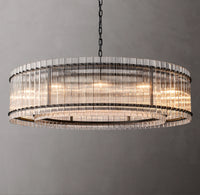 WOMO Ribbed Glass Round Chandelier - San Marco