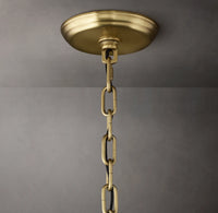 WOMO Ribbed Glass Round Chandelier - San Marco