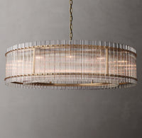 WOMO Ribbed Glass Round Chandelier - San Marco