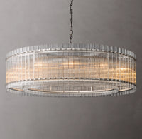 WOMO Ribbed Glass Round Chandelier - San Marco
