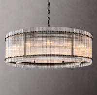 WOMO Ribbed Glass Round Chandelier - San Marco