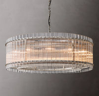 WOMO Ribbed Glass Round Chandelier - San Marco