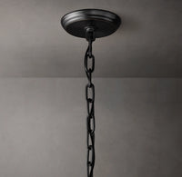 WOMO Ribbed Glass Two-Tier Chandelier - San Marco