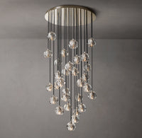 WOMO Crystal Cluster Chandelier – Boule