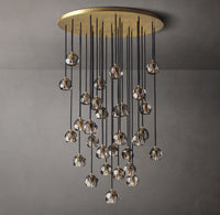 WOMO Crystal Cluster Chandelier – Boule