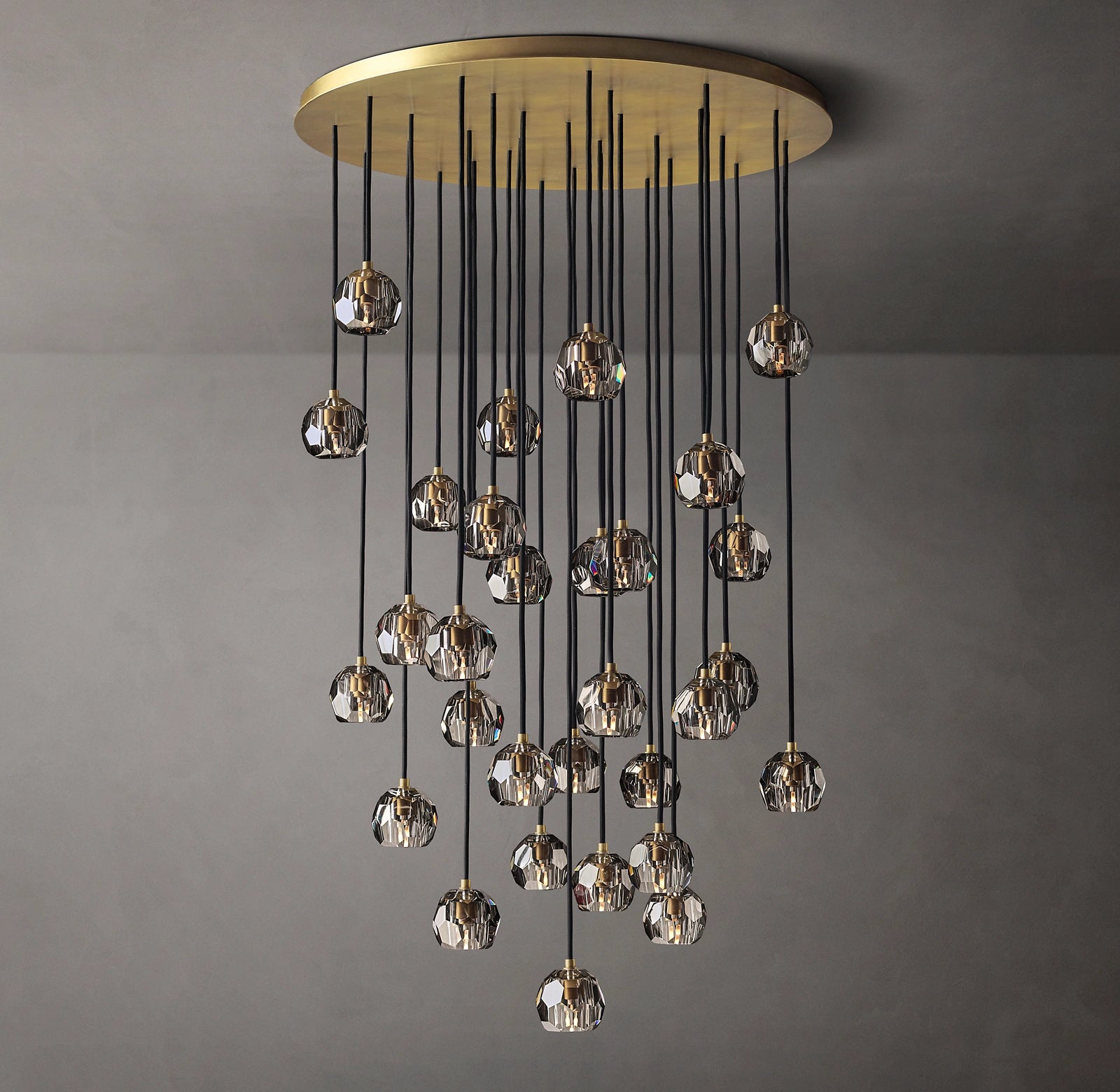 WOMO Crystal Cluster Chandelier – Boule