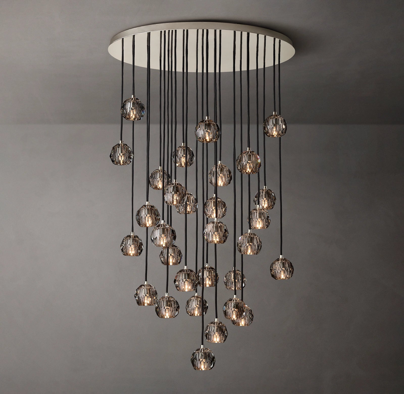 WOMO Crystal Cluster Chandelier – Boule