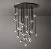 WOMO Crystal Cluster Chandelier – Boule