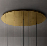 WOMO Blown Glass Globe Cluster Chandelier - Mobile
