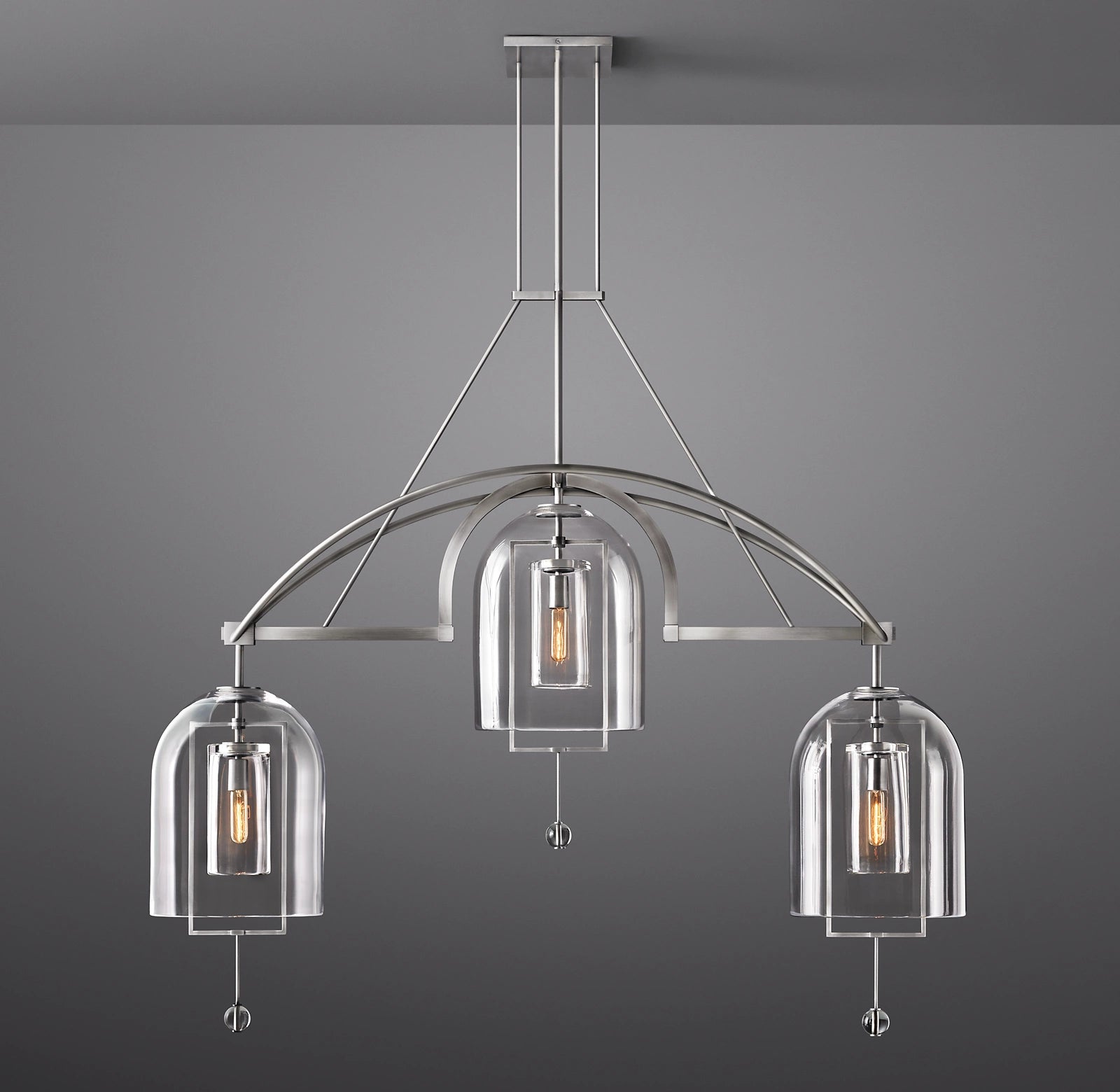 WOMO Bell Glass Linear Chandelier - Fulcrum