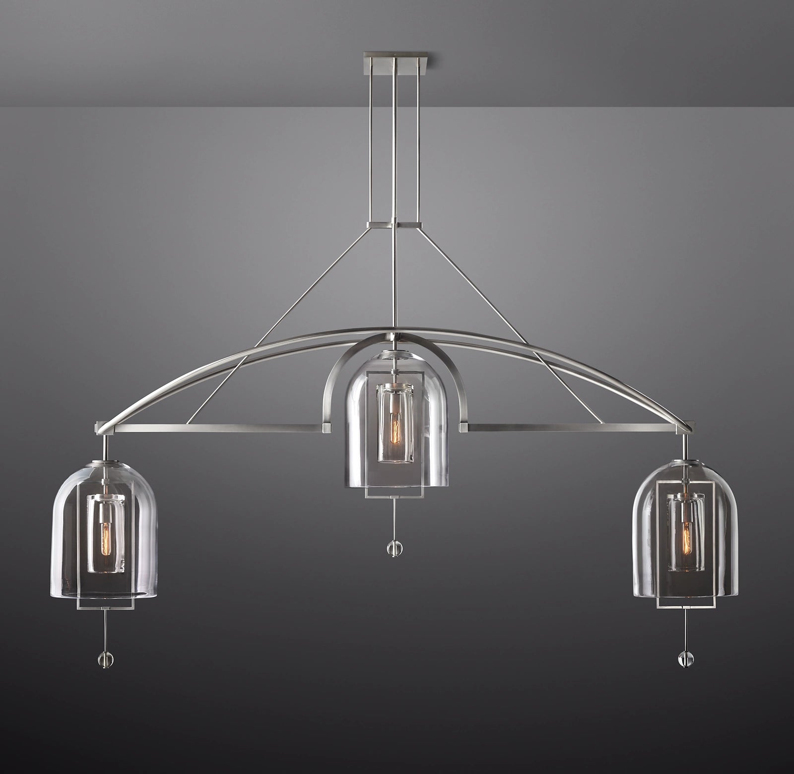 WOMO Bell Glass Linear Chandelier - Fulcrum