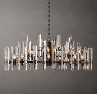 WOMO Crystal Prism Round Chandelier - Bonnington