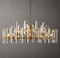 WOMO Crystal Prism Round Chandelier - Bonnington
