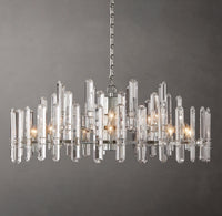 WOMO Crystal Prism Round Chandelier - Bonnington