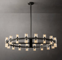 WOMO Hexagonal Crystal Round Chandelier – Arcachon