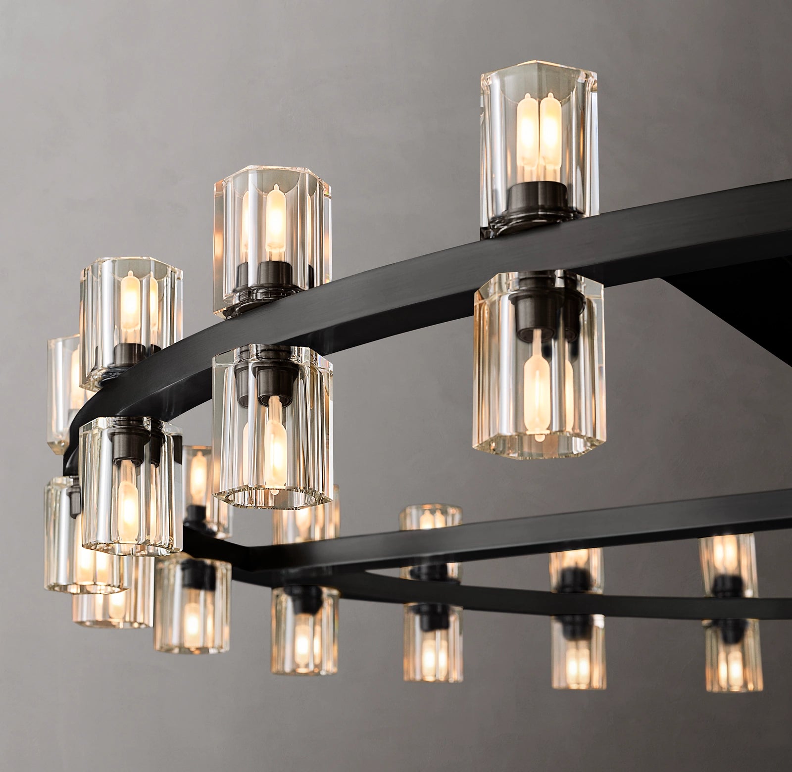 WOMO Hexagonal Crystal Round Chandelier – Arcachon