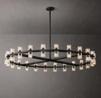 WOMO Hexagonal Crystal Round Chandelier – Arcachon