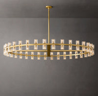 WOMO Hexagonal Crystal Round Chandelier – Arcachon