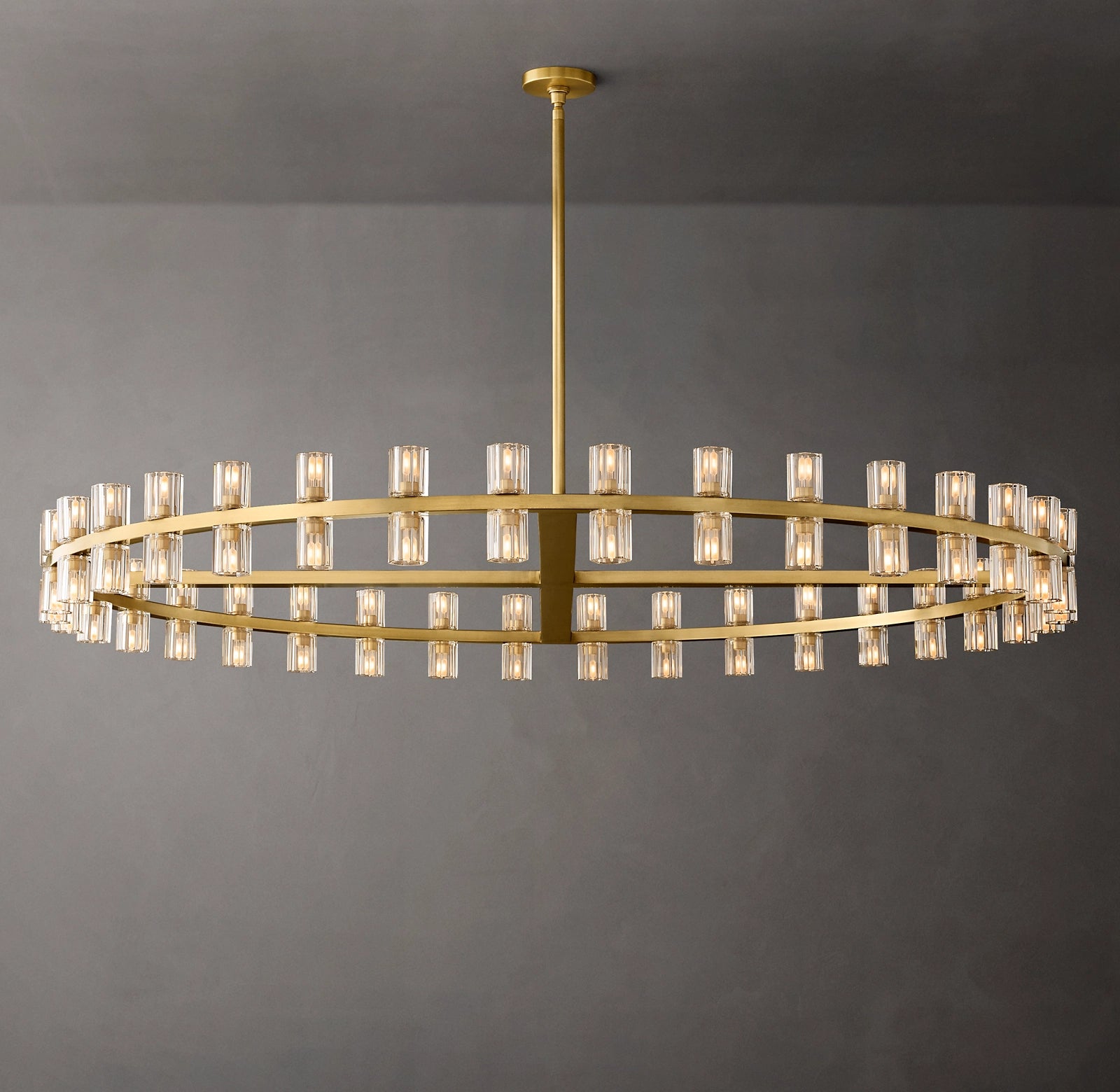 WOMO Hexagonal Crystal Round Chandelier – Arcachon