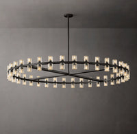 WOMO Hexagonal Crystal Round Chandelier – Arcachon