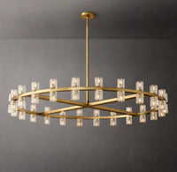 WOMO Hexagonal Crystal Round Chandelier – Arcachon