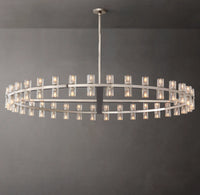 WOMO Hexagonal Crystal Round Chandelier – Arcachon