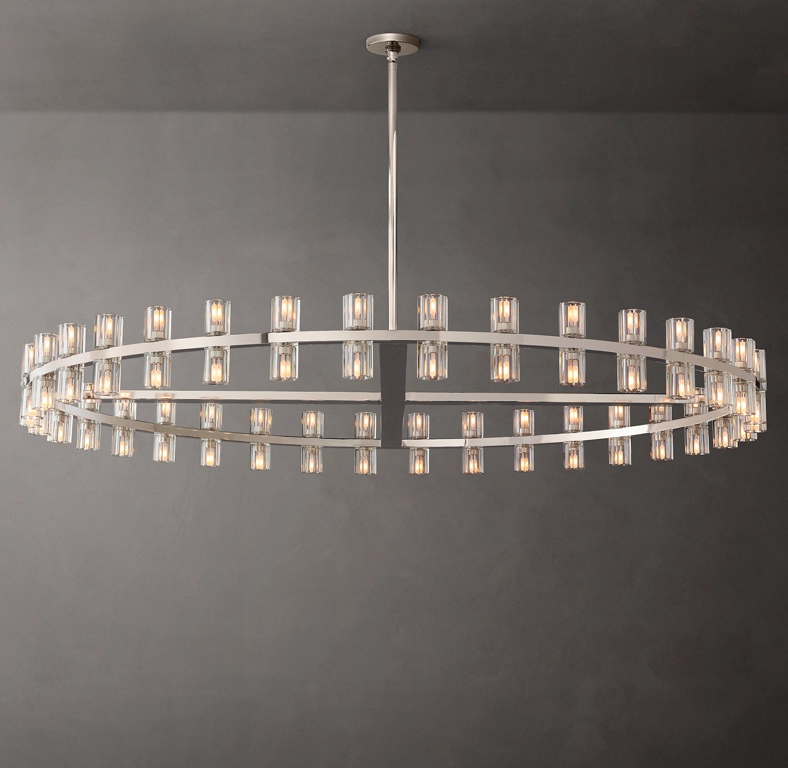 WOMO Hexagonal Crystal Round Chandelier – Arcachon