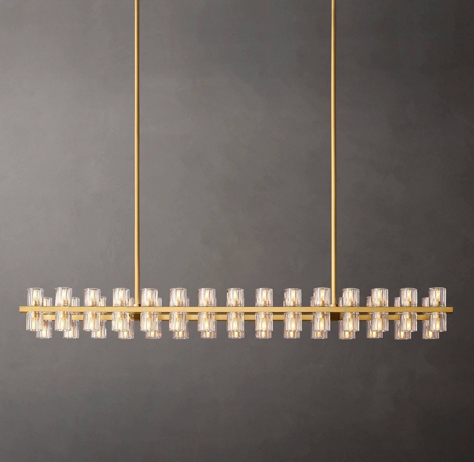 WOMO Hexagonal Crystal Linear Chandelier – Arcachon