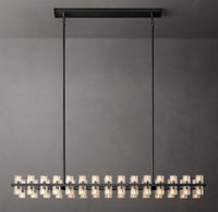 WOMO Hexagonal Crystal Linear Chandelier – Arcachon