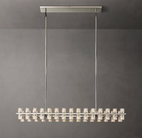 WOMO Hexagonal Crystal Linear Chandelier – Arcachon