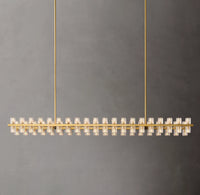 WOMO Hexagonal Crystal Linear Chandelier – Arcachon
