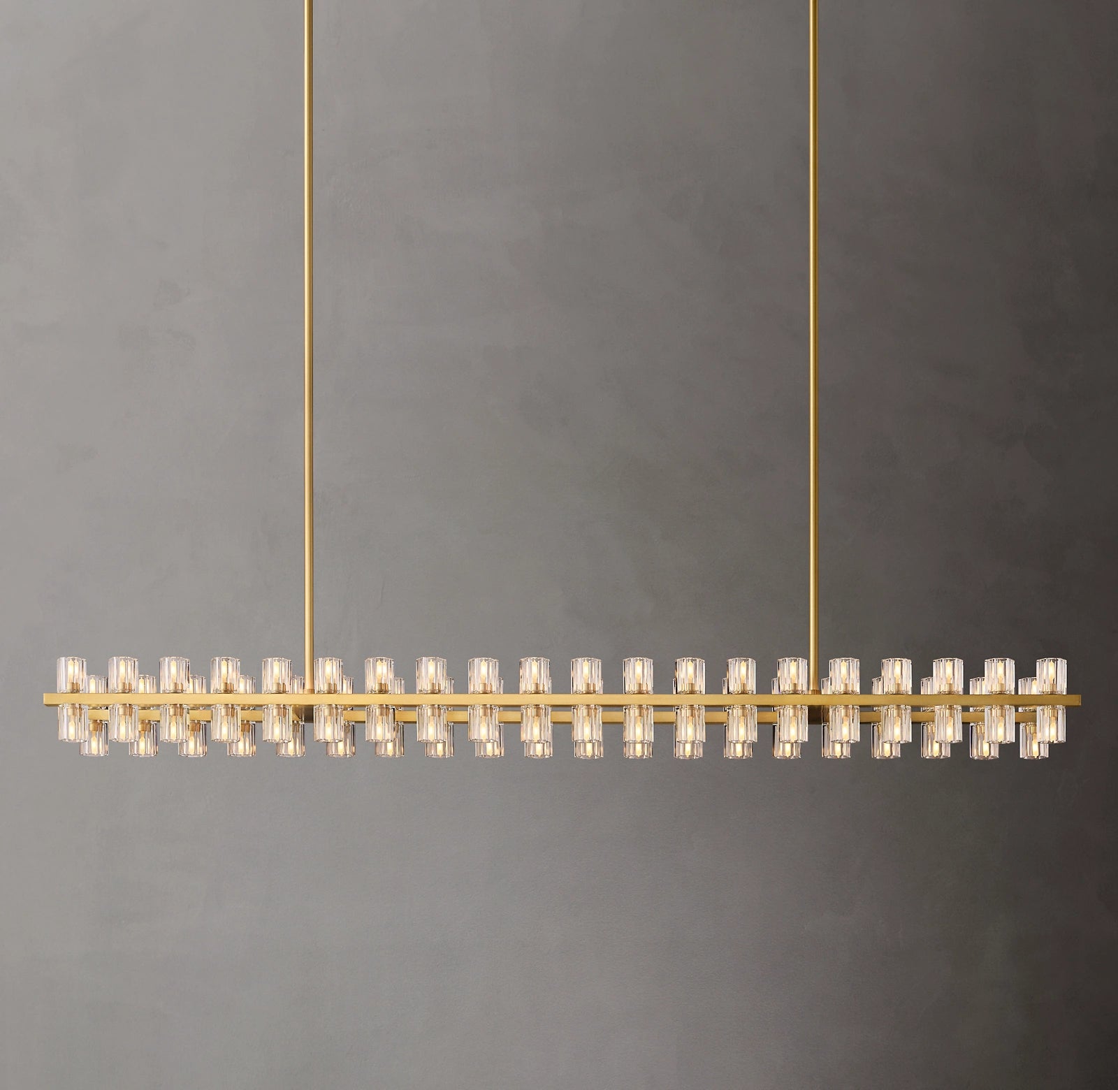 WOMO Hexagonal Crystal Linear Chandelier – Arcachon