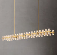 WOMO Hexagonal Crystal Linear Chandelier – Arcachon